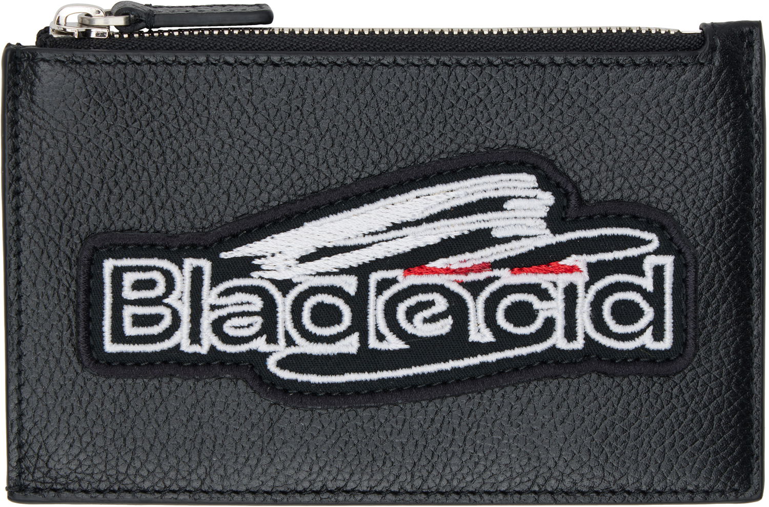 Peňaženka Balenciaga Black Leather Large Coin & Card Holder With Patch Čierna | 6405352AA931000, 0