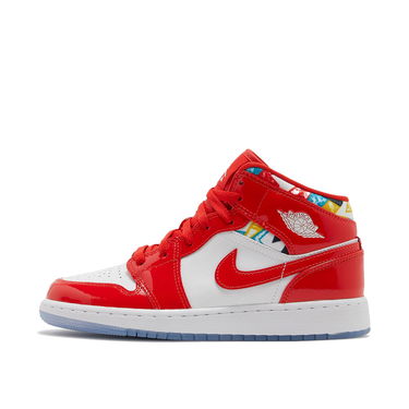 Tenisky a topánky Jordan Air Jordan 1 Mid SE "Barcelona Sweater" GS Červená | DC7248-600, 1