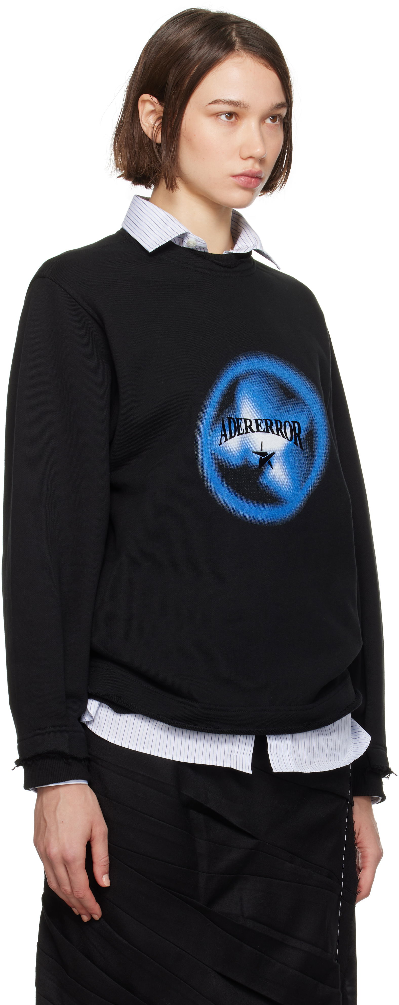Black Graphic Sweatshirt
