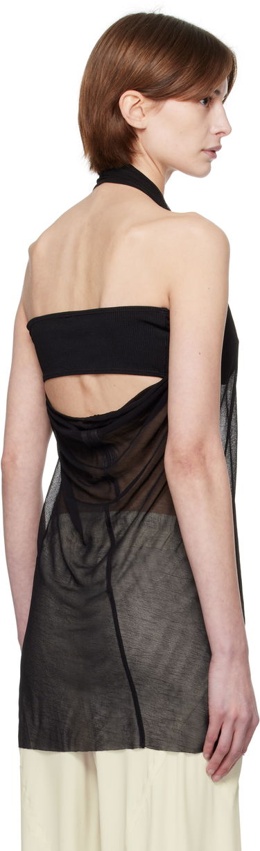 Tielko Rick Owens Rick Owens Hollywood Halter Tank Top Čierna | RP01E7108 JCR, 2