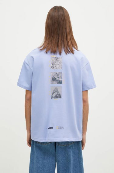 Tričko adidas Originals Nattional Geographic Unitefit Graphic T-Shirt Modrá | IX5615, 0