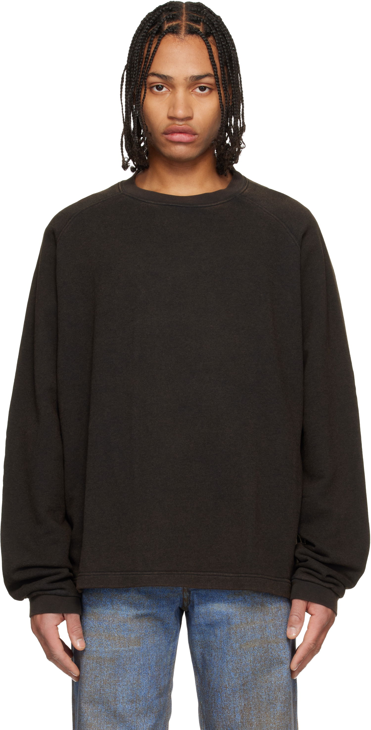 Mikina Camper Boxy Crewneck Sweatshirt Čierna | AU00036-001, 0