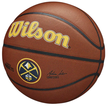 Športový doplnok Wilson Tennis NBA Team Alliance Denver Nuggets Basketball Hnedá | wtb3100xbden, 3