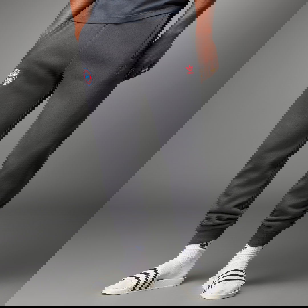 Tepláky adidas Performance FC Bayern Essentials Trefoil Pants Šedá | IL1033, 0