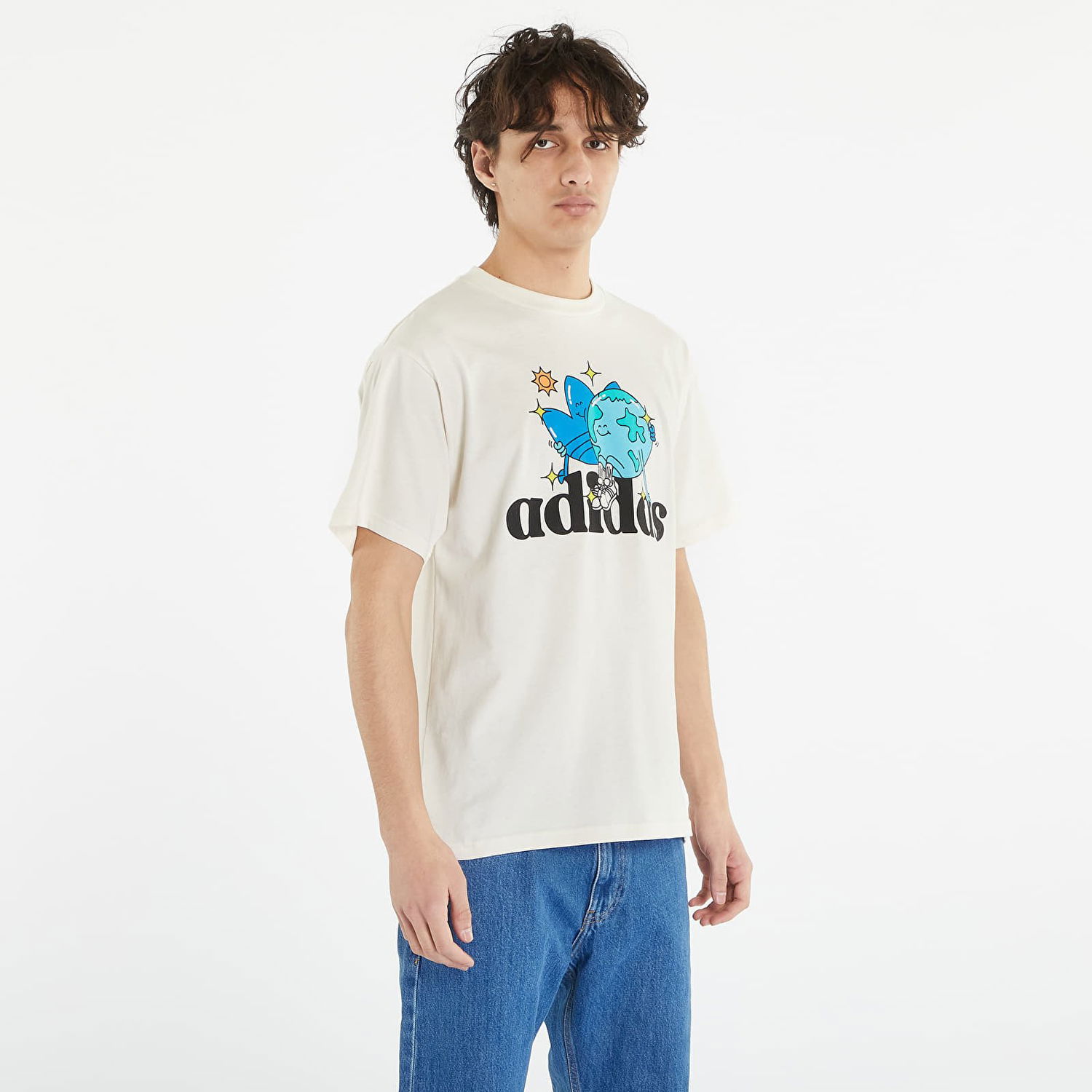 Tričko adidas Originals OF Friends Tee Béžová | IC5564, 0