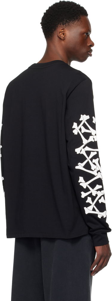 Tričko AMIRI Stacked Bones Graphic Long Sleeve T-Shirt Šedá | AMJYTE1076, 2