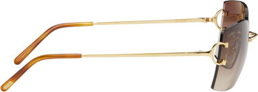 Slnečné okuliare Cartier Cartier Rimless Square Sunglasses Hnedá | CT0009RS-001, 1