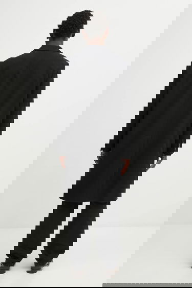 Kabáty Lacoste Wool Blend Coat Čierna | BH5935, 2