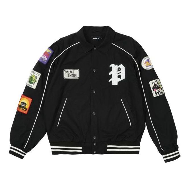 Bomber bunda Palace Palace Patches Bomber Jacket Čierna | P22JK155