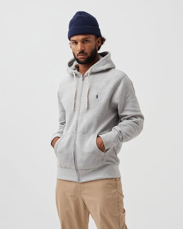 Mikina Polo by Ralph Lauren Long Sleeve Knit Hoodie Šedá | 710813297002, 2