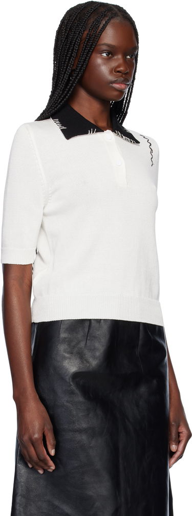 Polo tričko Marni Marni Cotton Polo Biela | POMD0049EQ UFCN54, 1