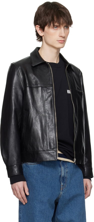 Bunda WACKO MARIA WACKO MARIA Grained Leather Jacket Čierna | 25SS-WMO-BL01, 1