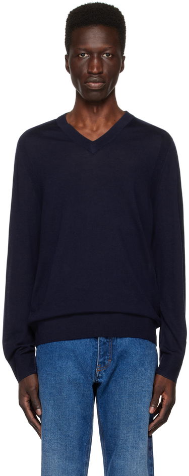 Sveter Paul Smith Paul Smith V-Neck Sweater Navy | M1R-571X-K01944-49, 0