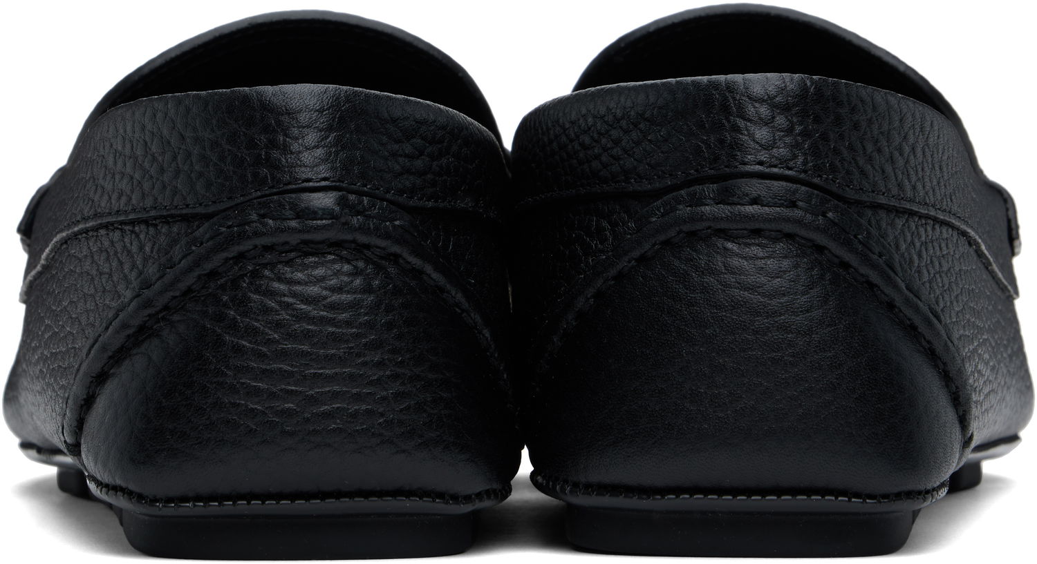 Doplnky Valentino Valentino Garavani VLogo Signature Grainy Calfskin Driving Loafers Čierna | 6Y2S0G30BNT, 1