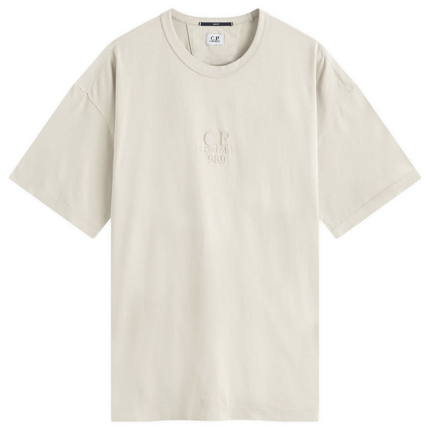 Tričko C.P. Company 20/1 Logo T-Shirt Béžová | CMTS181A-005697G-327, 0