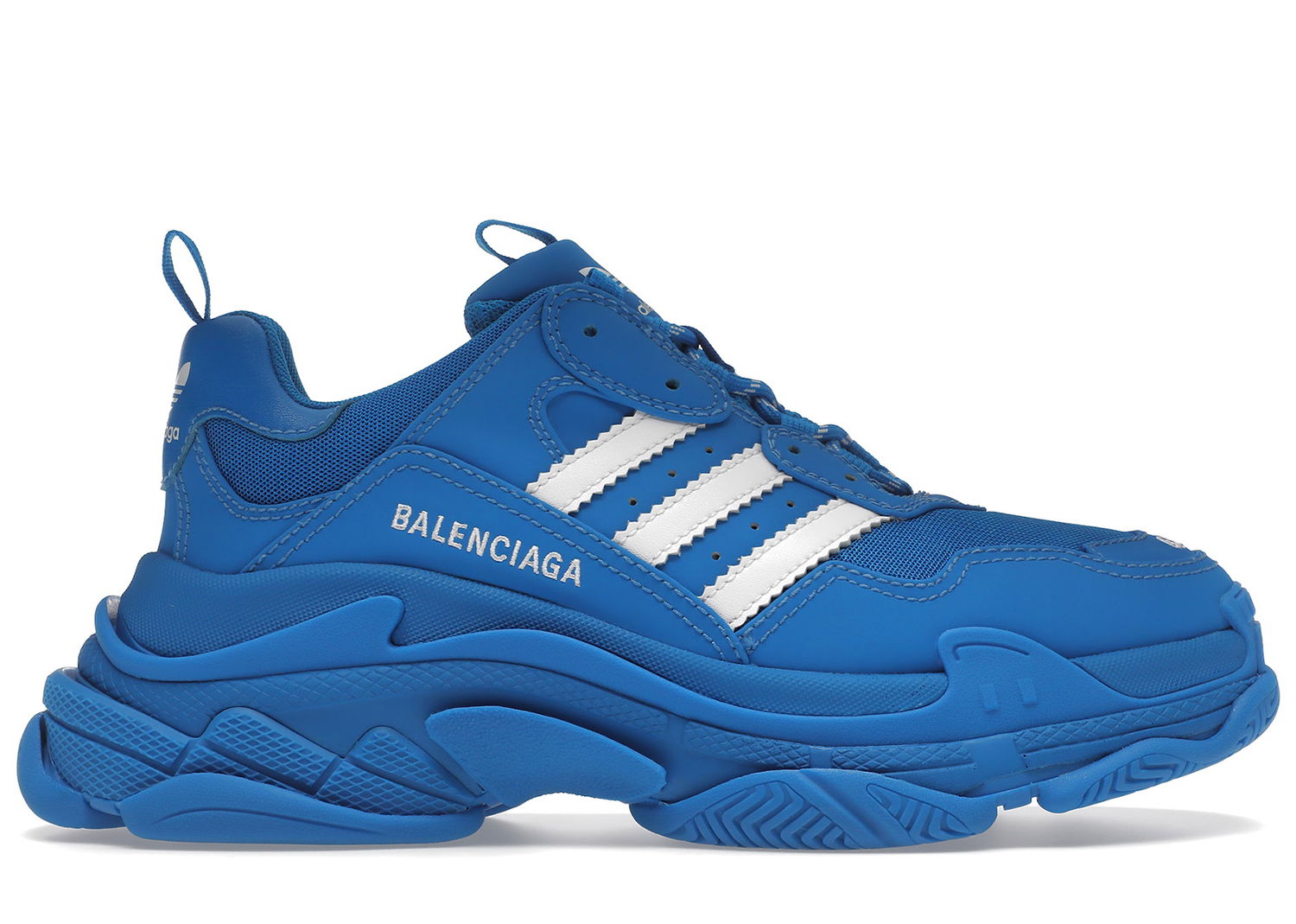 Tenisky a topánky Balenciaga adidas x Triple S Blue White Modrá | 712821W2ZB24090, 0