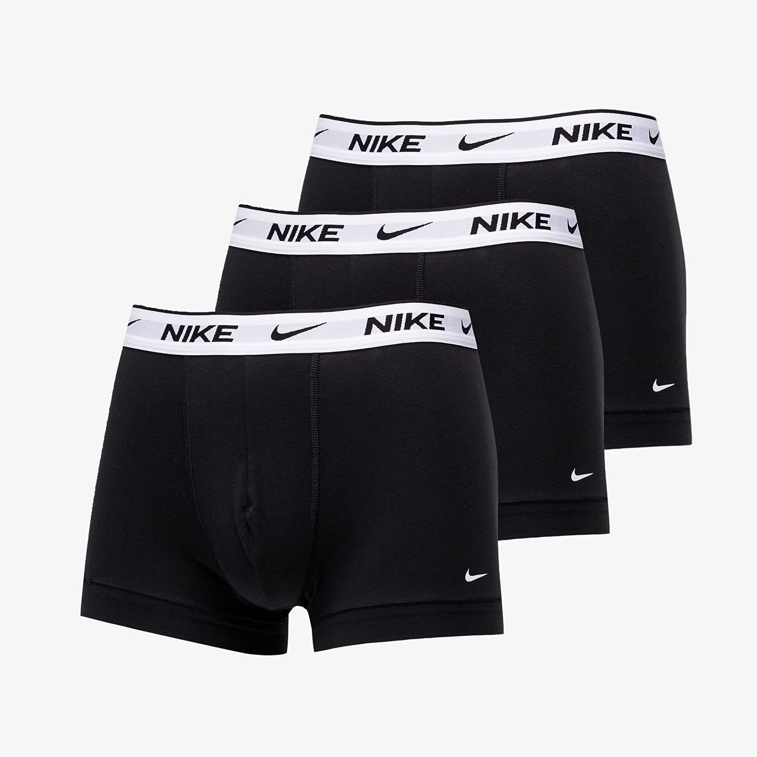 Spodná bielizeň a ponožky Nike Everyday Cotton Stretch Trunk 3-Pack Čierna | 0000KE1008-859, 0
