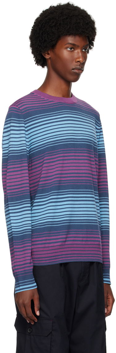 Sveter Paul Smith PS Paul Smith Striped Sweater Fialová | M2R-948Y-N22145-53, 1