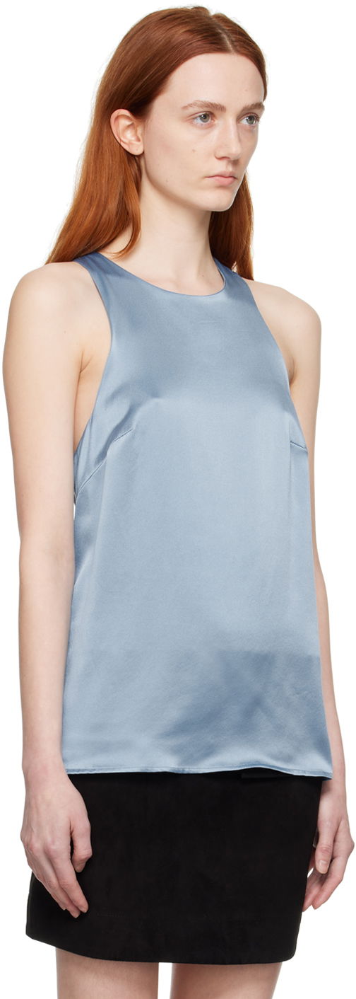 Tielko Loulou de Saison Loulou de Saison Estor Silk Camisole Modrá | ESTOR, 1