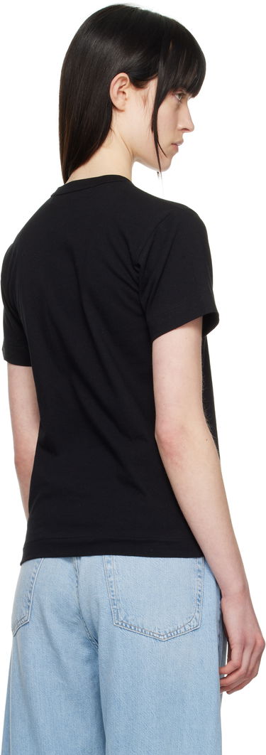Tričko Comme des Garçons COMME des GARÇONS PLAY Heart T-Shirt Čierna | T108-051, 2