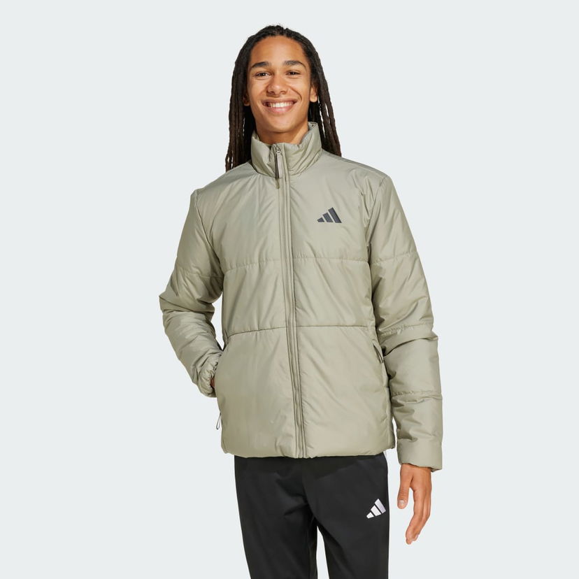 Prešívaná bunda adidas Performance Climawarm 3-Stripes Insulated Jacket Zelené | JX7760