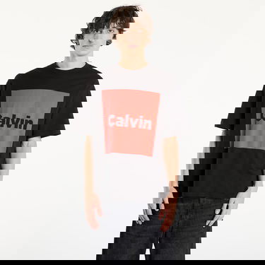 Tričko CALVIN KLEIN T-shirt Calvin Box Graphic Tee Čierna | LV04RD813G UB1, 0