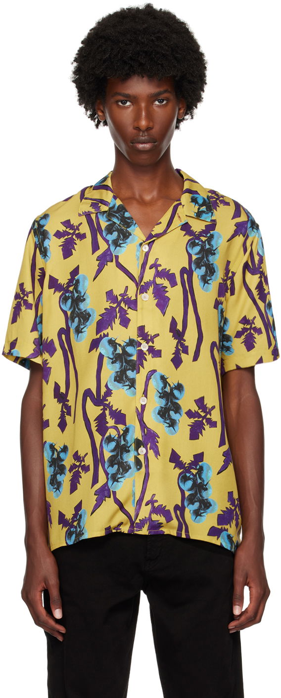 Košeľa Paul Smith PS Paul Smith Printed Shirt Žltá | M2R-695U-N22101-32, 0