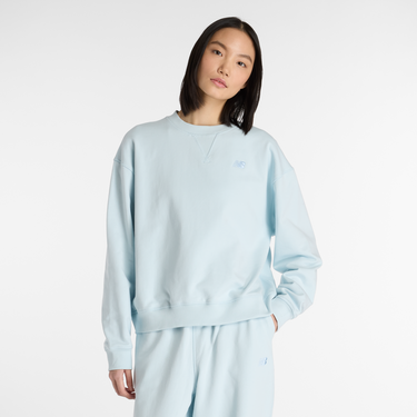 Mikina New Balance Women's Sweatshirt Modrá | NBWT41500FRL, 0