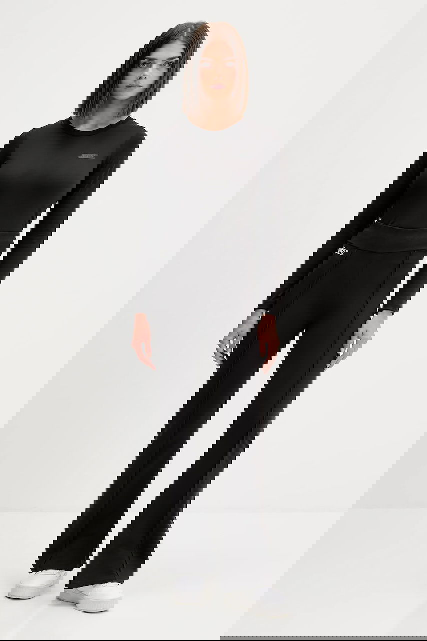 Crop Top Puma PUMA x ROSÉ Long Sleeve Cropped Top Čierna | 633805, 1