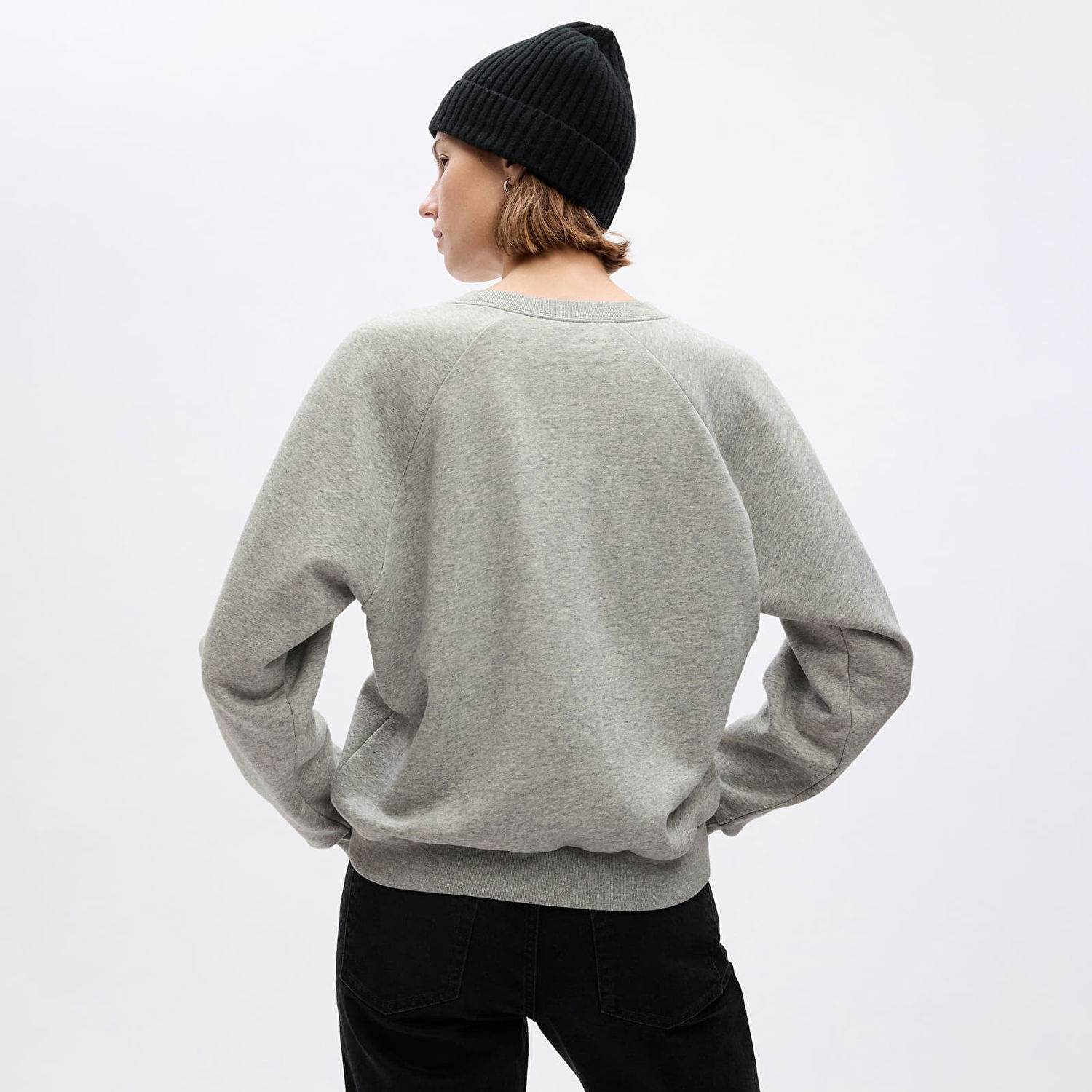 Mikina GAP Sweatshirt Logo Sweatshirt Light Heather Grey XL Šedá | 829096-02, 1