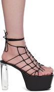 Rick Owens Hollywood Web Platform Heeled Sandals