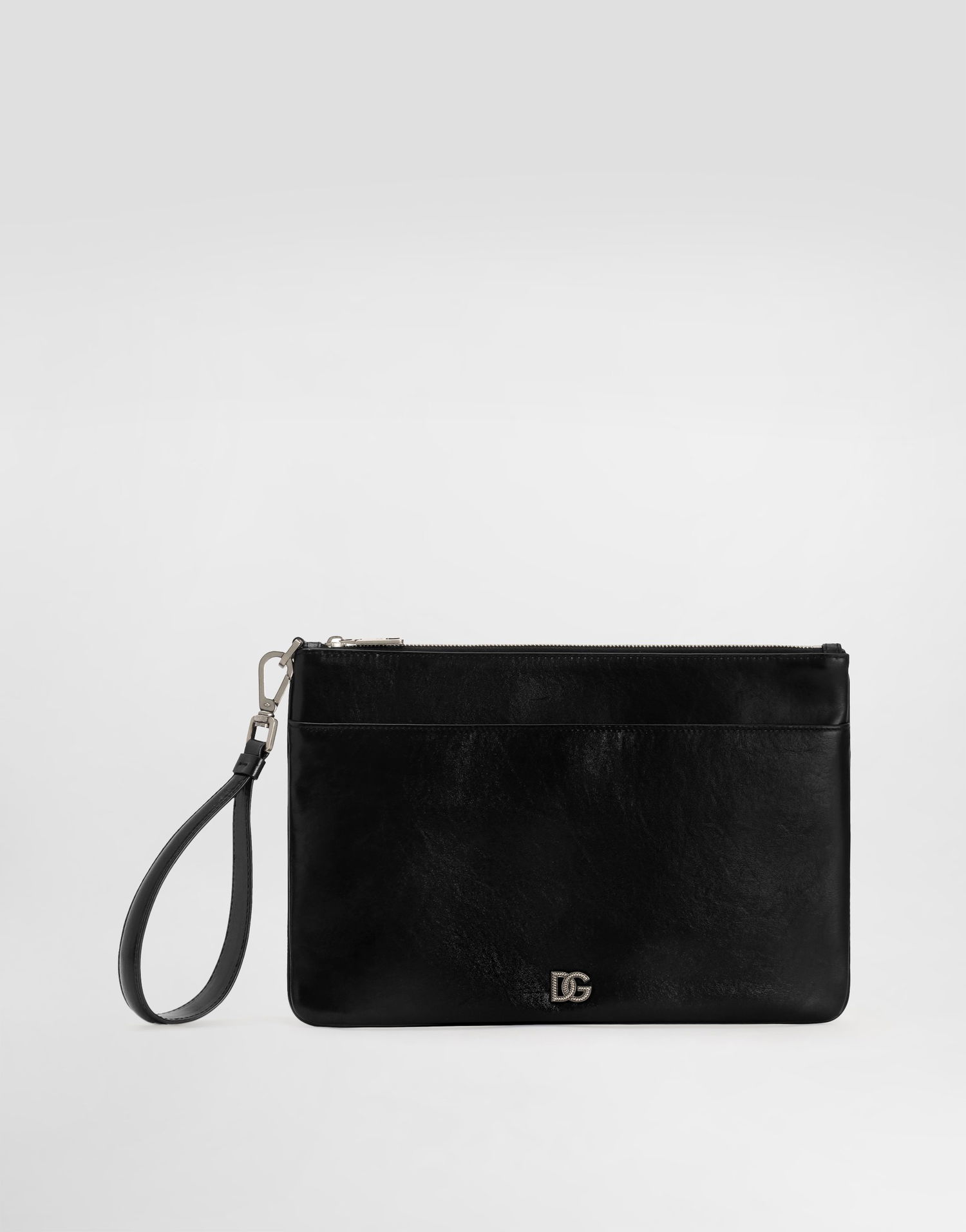 Kabelka Dolce & Gabbana Tempesta Calfskin Necessaire Clutch Čierna | BP3294AU99480999, 0