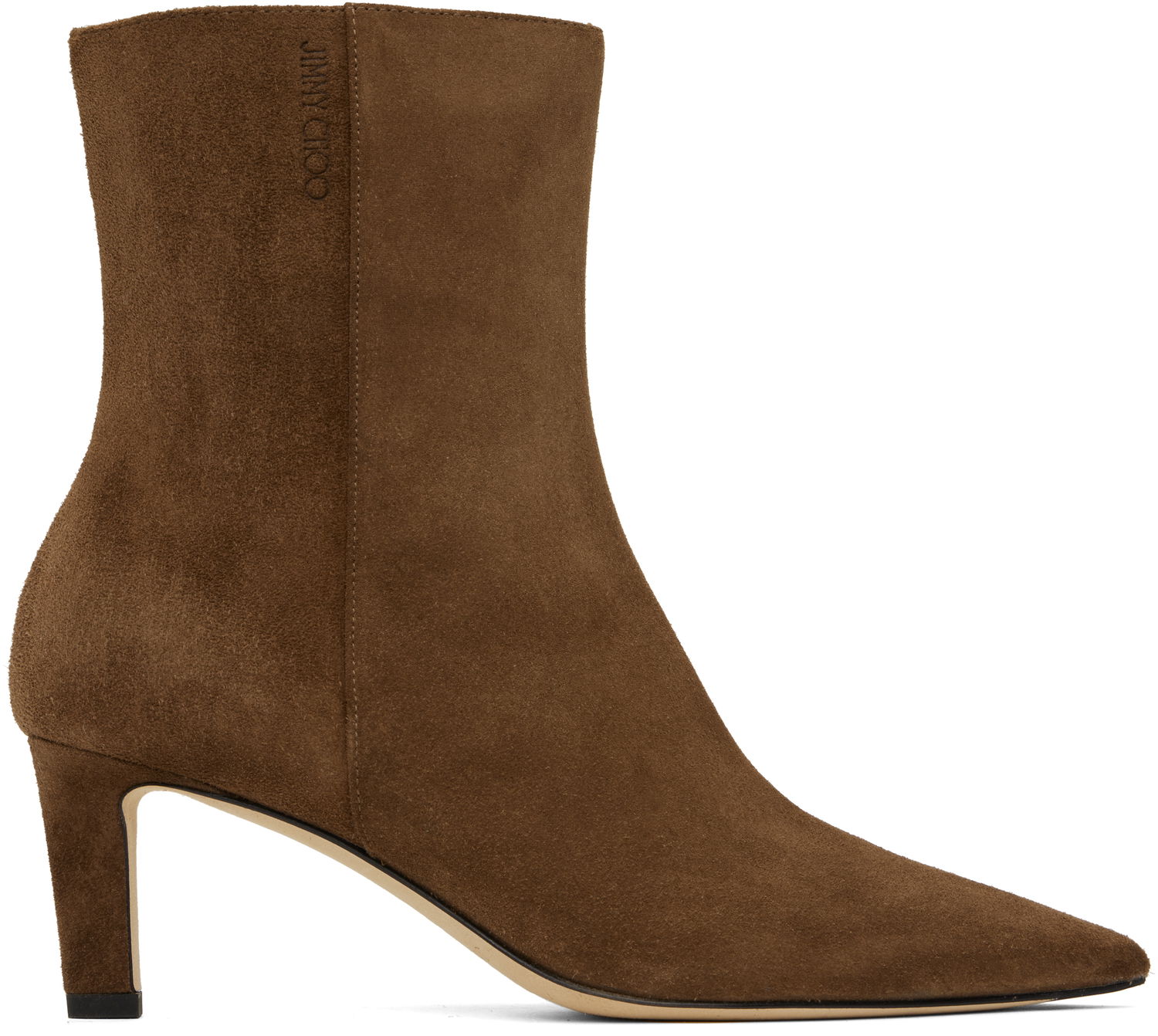 Oblečenie Jimmy Choo Jimmy Choo Alizze 65 Suede Ankle Boots Hnedá | ALIZZE AB 65 SVV, 0