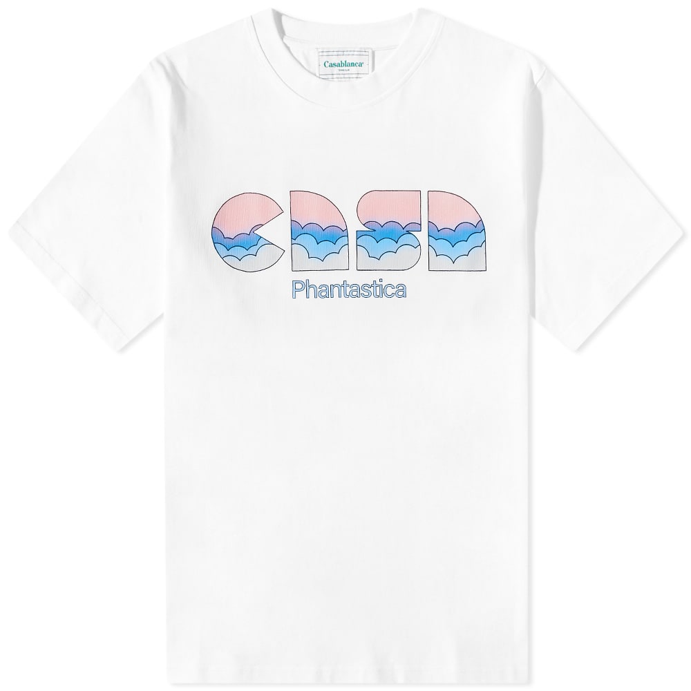 Tričko Casablanca Casa Clouds Tee Biela | MS23-JTS-001-06, 0
