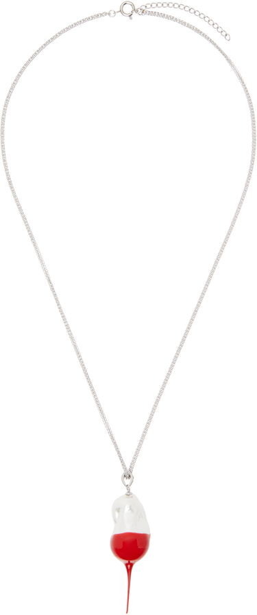 Náhrdelník Ottolinger Ottolinger Dipped Pearl Pendant Necklace Červená | 125-903125-01, 0