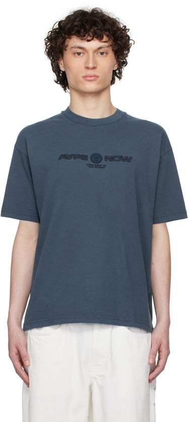 Tričko AAPE by A Bathing Ape AAPE by A Bathing Ape 'AAPE Now' T-Shirt Modrá | AAPTEM1603XXNNYX, 0