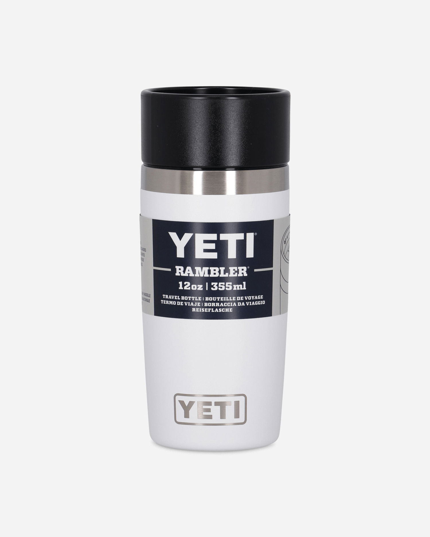 Fľaše YETI 12 oz Travel Bottle with Leakproof Commuter Cap Biela | 70000002334 WHITE, 1