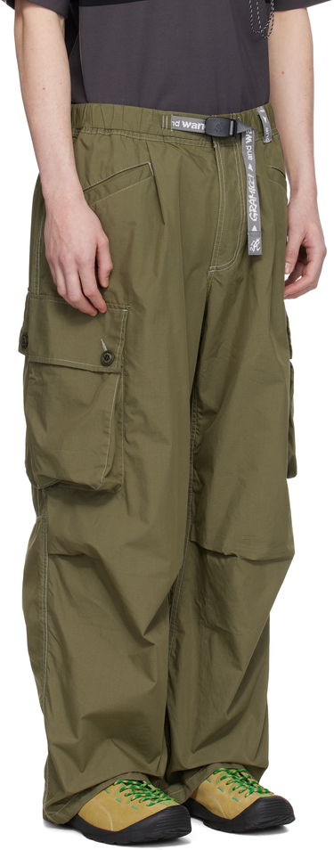 Cargo nohavice and wander and wander Gramicci Edition Wide Cargo Pants Zelené | GUP5-S3006-M, 1