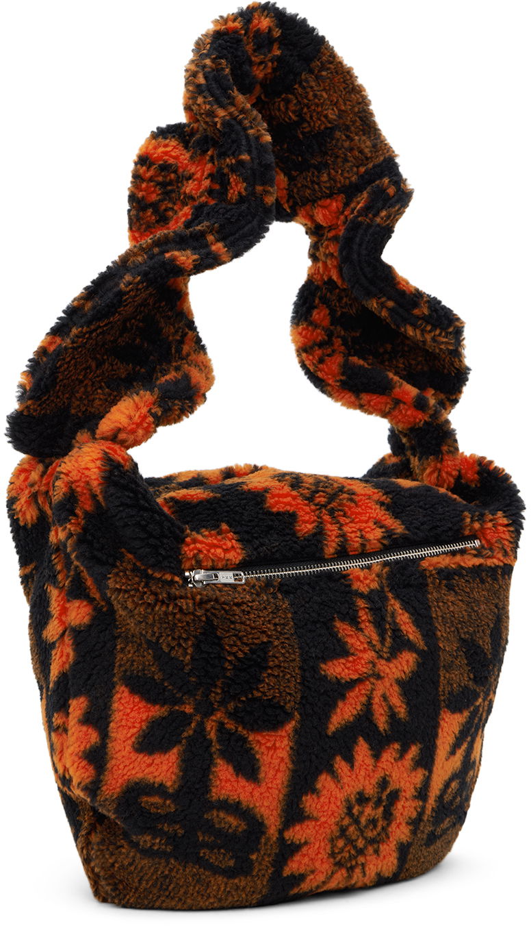 Chopova Lowena Sunflower Fleece Shoulder Bag