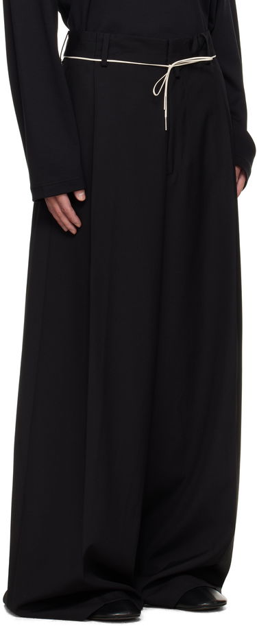 Nohavice Dries Van Noten Dries Van Noten Drawstring Trousers Navy | 252-020915-2057, 4