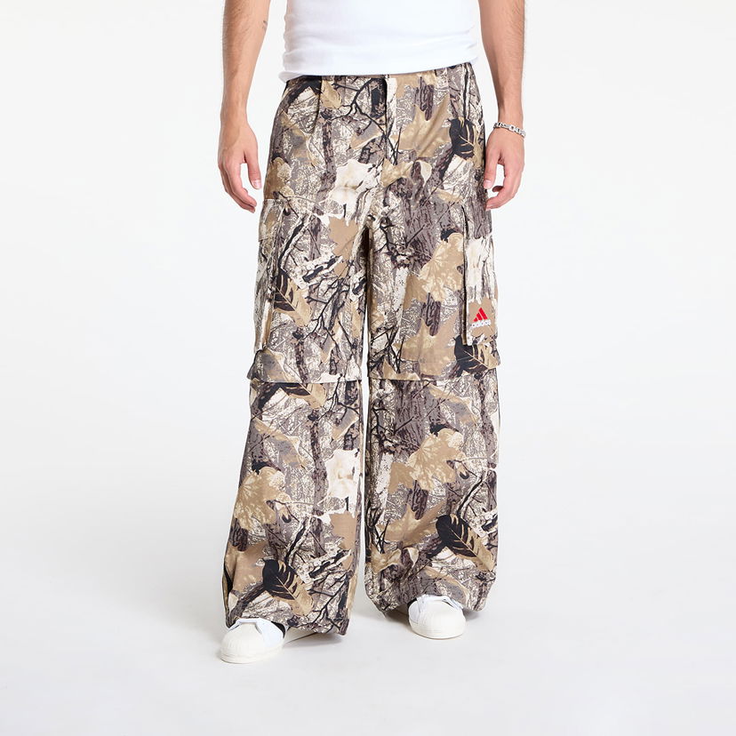 Cargo nohavice adidas Originals adidas Originals Camo Cargo Zip-Off Pants Béžová | KD6256