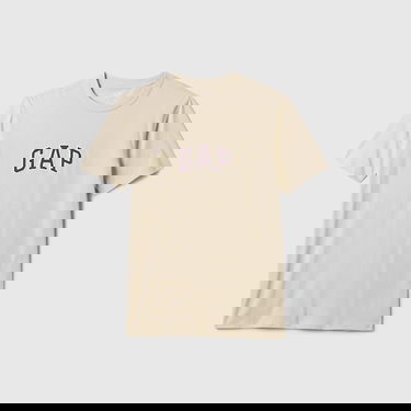 Tričko GAP T-shirt Logo New Arch Tee Bedrock M Béžová | 570044-26, 4