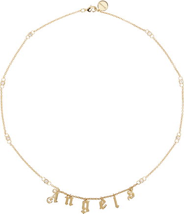 Náhrdelník Palm Angels Palm Angels Rhinestone 'Angels' Chain Necklace Metalická | PWOB127S25MAT0017679, 0