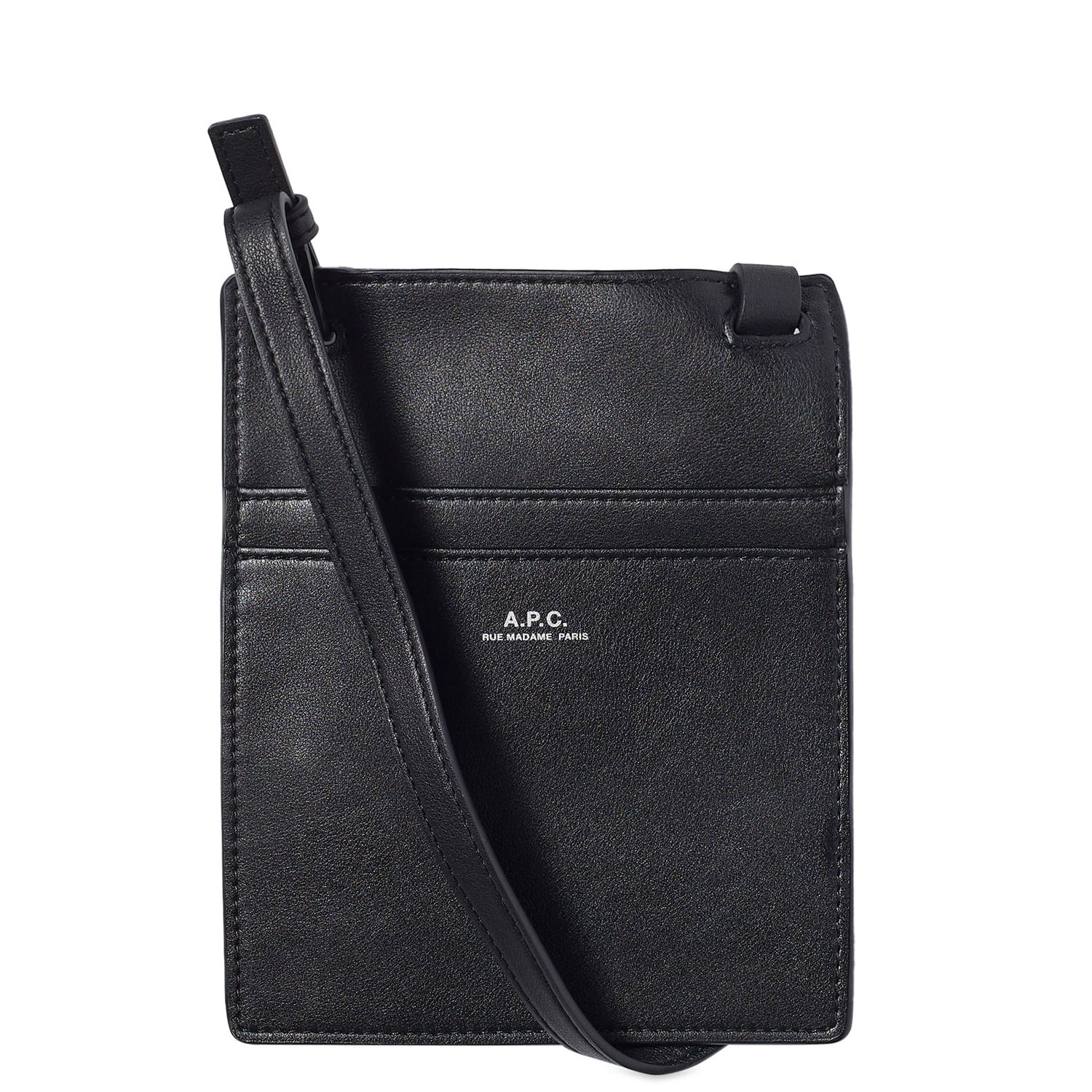 Taška cez rameno A.P.C. Nino Crossbody Pouch Čierna | PUAAT-H61717-LZZ, 0