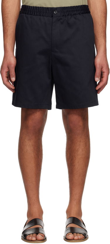 Šortky AMI AMI Paris Elasticated Waist Shorts Navy | HSO303.CO0103, 0