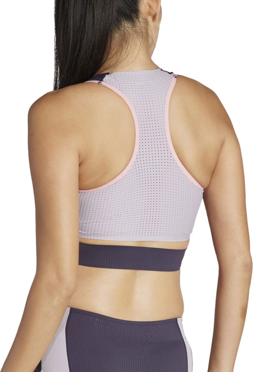 Tielko adidas Performance Adizero crop Šedá | in1185, 1