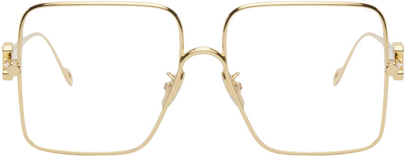 Slnečné okuliare Loewe Square Glasses Metalická | LW50038U 192337093234