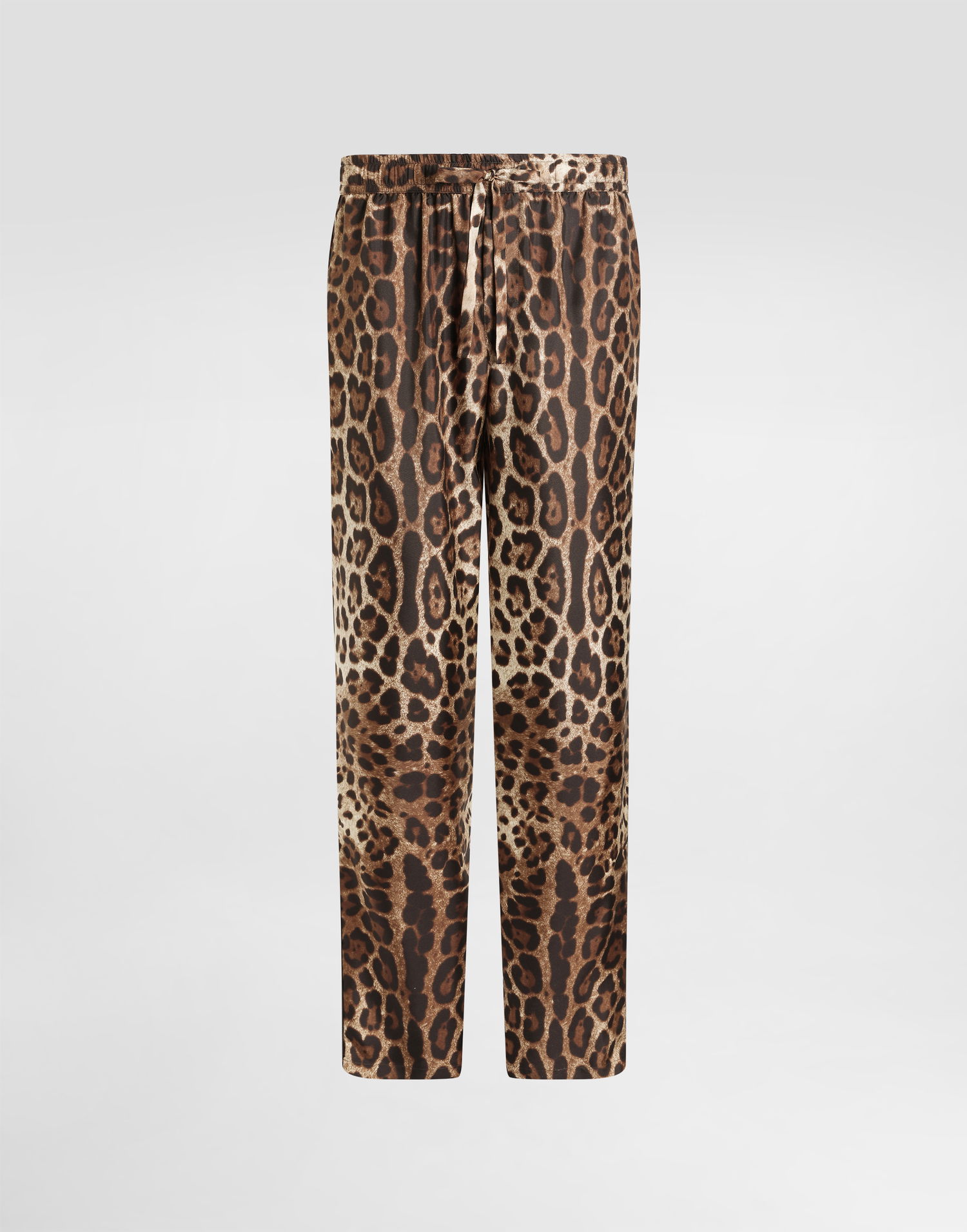 Pyžamo Dolce & Gabbana Dolce & Gabbana Silk Animal Print Pajama Pants Hnedá | GVCRATGI955HY13M, 0