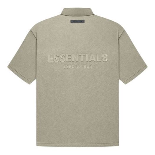 Polo tričko Fear of God Essentials Logo Polo Shirt Béžová | FOG-FW21-005, 0