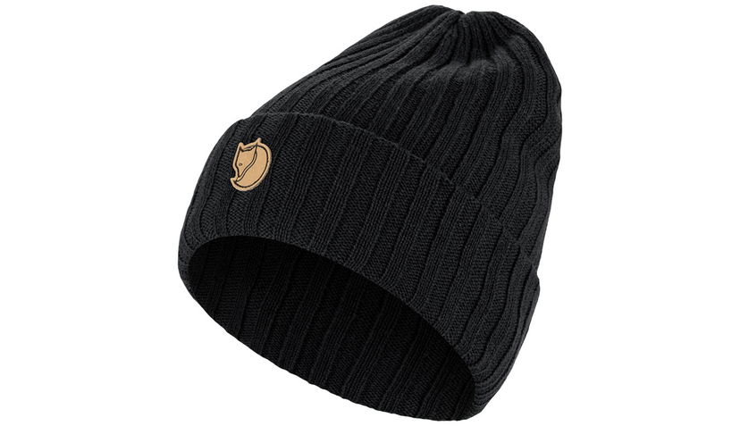 Kulicha FJÄLLRÄVEN Byron Ribbed Knit Beanie Čierna | F77388-550